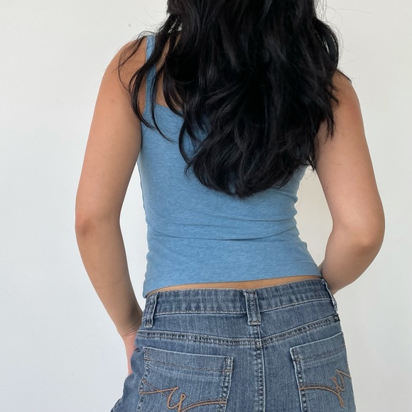 Mexx Blue Square Neck Cami Top - X-Small/Small - Picture 3 of 4